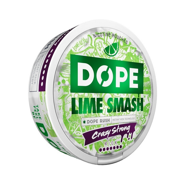 DOPE Lime Smash Crazy Strong (Lime) - Nikotiinipussit